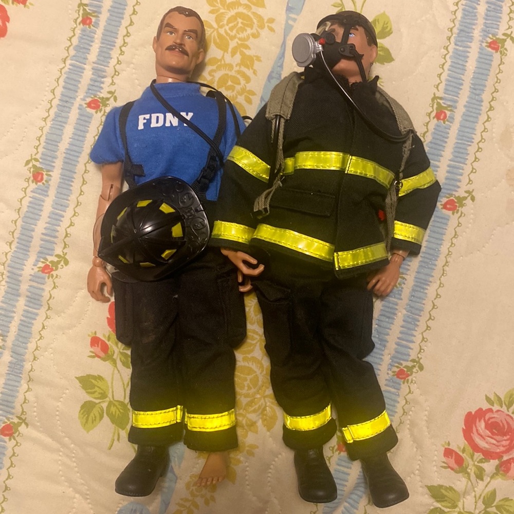 Pre Owned Fireman Action Figures